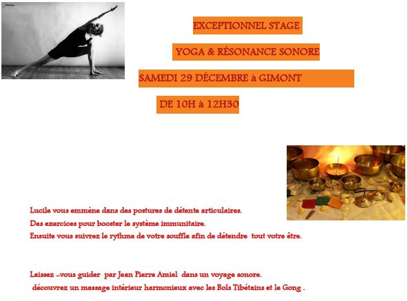 stage de yoga dans le gers